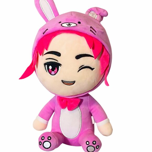 Juniper Creates Inquisitor Master Zack Sleepover Pink Bunny Plush Doll 10" - Picture 1 of 5